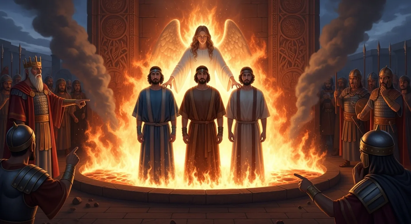 Tiga Pria di Perapian Menyala: Kisah Sadrakh, Mesakh, dan Abednego